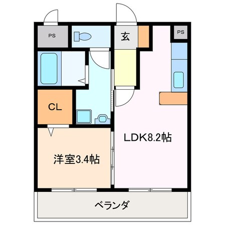 シャルマンツカーサの物件間取画像